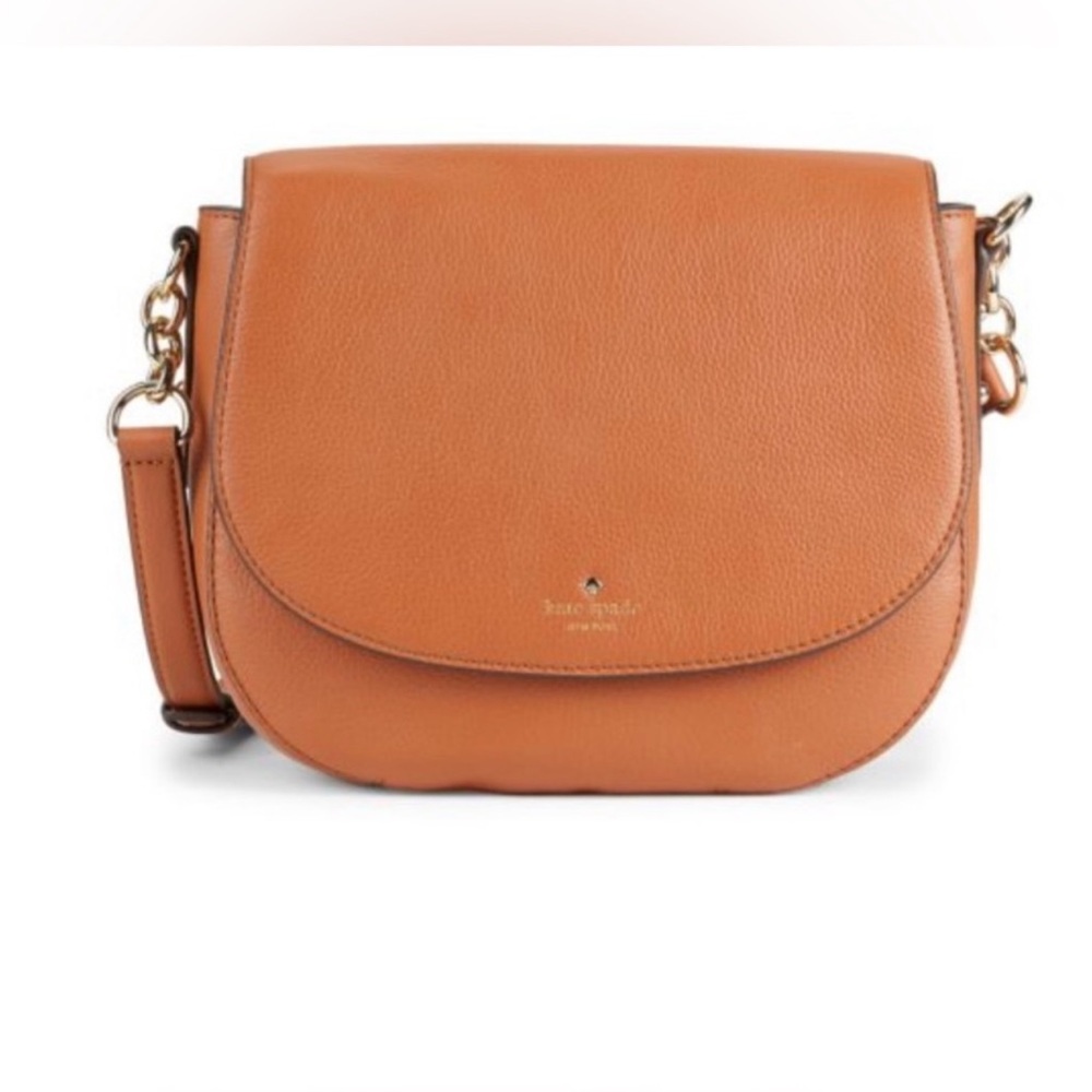 Kate Spade Tan Leather Crossbody Bag